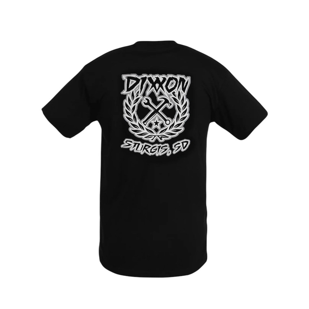 DIXXON Sturgis SD Grey Sketchy Crest Black Men's T Shirt Biker Moto New 3X
